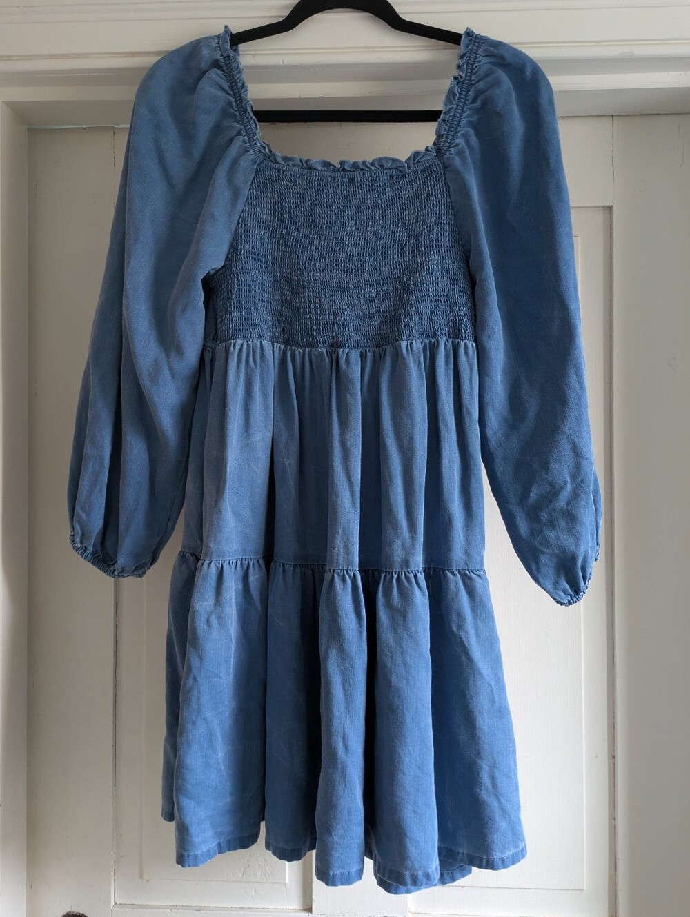 Old Navy Peasant/Cottagecore Blue Dress- M - Picture 2 of 7